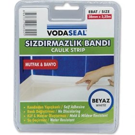 Resim Vodaseal Küvet Sızdırmazlık Bandı Beyaz 38MMX3,35MM (4 Adet) 