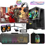 Resim Xaser XSR839 i5-12400F 16 GB 512 GB M.2 NVMe SSD 8 GB RTX4060 24" Free Dos Masaüstü Oyuncu Bilgisayarı 