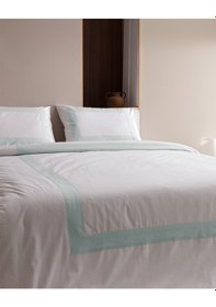 Resim Madame Coco Valette Çift Kişilik %100 Pamuk Nevresim Takımı - Beyaz/mavi 8684427205020 Beyaz 