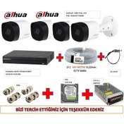Resim 4 Kameralı Dahua Full Set 