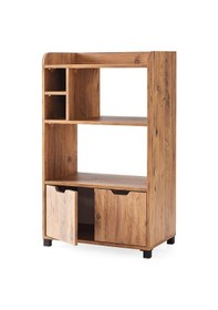 Resim Buket Çok Amaçlı Mutfak Fırın Kiler Dolabı Demonte 72x42x121cm Çam 