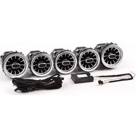 Resim Mercedes Cla-class W118 A-class W177 B-class W217 Gla-class W247 Glb-class W247 Ön Havalandırma Air Vent Işıklı 3 Veya 64 Renk Ayarlanabilir Not Cla W118 A Class W177ve B Class W217 İle Aynı 