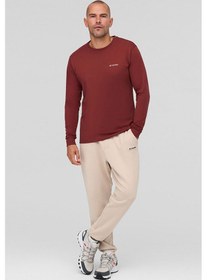 Resim Columbia Erkek Uzun Kollu T-shirt Bordo 
