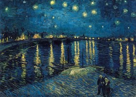 Resim Ravensburger 1000 Parça Puzzle Van Gogh Yıldızlı Gece 120000648 