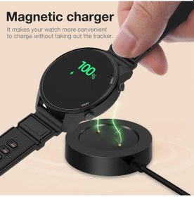 Resim Xiaomi Mi Watch Renkli Spor Versiyonu İçin Şarj Tabanı Akıllı Saat, Mi Watch Color İçin Şarj Adaptörü Usb Şarj Kablosu 