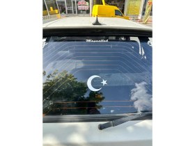 Resim Tky Etiket Ayyıldız Beyaz 