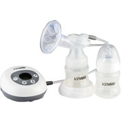 Resim Vzn Elektrikli Göğüs Süt Pompası 2'si 1 Arada Çift Biberon Çok Renkli 
