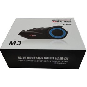 Resim M3 Motosiklet Bluetooth Intercom Kulaklık 20242 