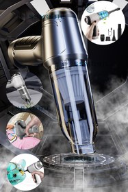 Resim Genel Markalar Mini Taşınabilir Kablosuz Üfleme Ve Vakum Özellikli Ev-araba-ofis Mini El Süpürgesi 