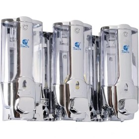 Resim Omnipazar Xinda ZYQ138ST Sıvı Sabun ve Şampuan Dispenseri 3'lü Krom 3X380 ml 