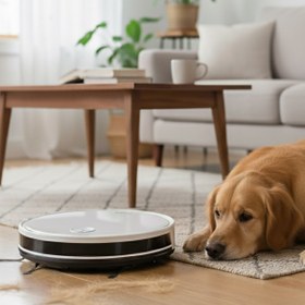 Resim HOMEND Alex 1288h Moplu ve Akıllı Robot Süpürge Gyroscope Beyaz 