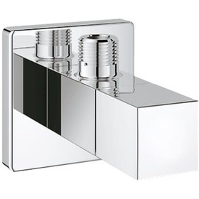 Resim Grohe 22012000 1 2" Giriş. 3 8 Çıkışlı Eurocube Ara Musluk Krom 