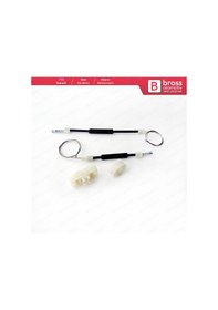 Resim Seat Leon MK2 2005-2012 İçin Arka Sol Cam Kriko Tamir Seti 