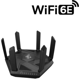 Resim ASUS RT-AXE7800 - AX7800 WiFi 6E Tri-Band Gigabit Wireless Router 6 Anten 