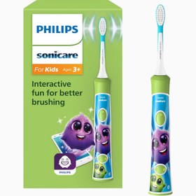 Resim Sonicare For Kids HX6322/04 Elektrikli Diş Fırçası - Yeşil 