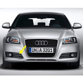 Resim Audi A3 2009-2012 Ön Tampon Sağ Sis Çerçevesi Kapağı 8P0807682E 