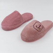 Resim J Harf Havlu Banyo Spa Ev Otel Lohusa Terliği Kalın Taban Terlik Çok Renkli 