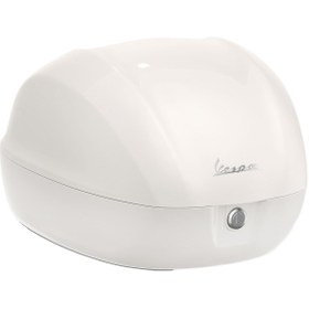 Resim Vespa Primavera/sprint Parlak Beyaz Top Case-çanta 32lt (BİANCO COLOR VİBE, BİANCO B04) / Pıaggıo 