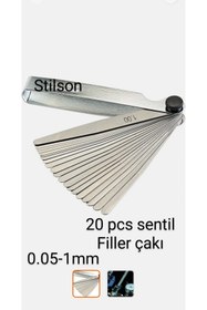 Resim Stilson Sentil Filler Çakı 20 Yapraklı 0,05-1mm 