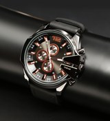 Resim Genel Markalar Spectrum Siyah Deri Kordon Erkek Kol Saati 