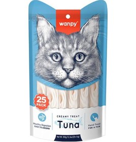 Resim Wanpy Ton Balıklı Sıvı Krema Kedi Ödülü 25 x 14 G 