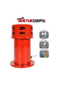 Resim Motorlu Siren 120 Db Metal Kasa 