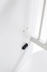 Resim BW1025 - Pratik Kademeli Tekerlekli Bebek Beşik Ahşap 60x120 