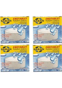 Resim Nem Alıcı Rutubet Giderici Yedek Tablet 4'Lü 2 X 500 Gram Natural 