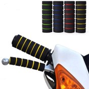 Resim 4 Adet Motosiklet ve Elektrikli Bisiklet Gidon Kılıfları - Kaymaz Sünger Tutuş, Ergonomik Kabartmalı Tasarım, Kontrolü Artıran Çok Renk Seçenekleri ile Konforlu, Motosiklet Aksesuarları 