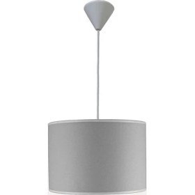 Resim Onay Gri Kumaş Kaplama Salon Oturma Odası Yatak Odası Genç ve Çocuk Odası Avize Sarkıt Aydınlatma 