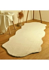 Resim Re x Tavşanı Kısa Tüylü Post Peluş Krem (499460607) 