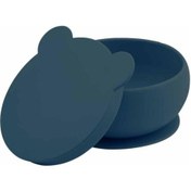 Resim Oioi Silikon Kapaklı Kase Deep Blue 