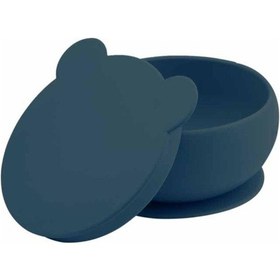 Resim Oioi Silikon Kapaklı Kase Deep Blue 