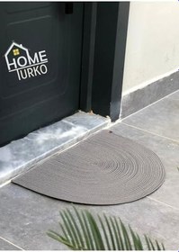 Resim Jüt, Hasır, Kapı Önü, Paspas, Banyo Paspası, Balkon Paspası/Hediyelik, Ev Eşyası. GRİ 40 x 70 