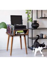 Resim Plak Ve Pikap Sehpası Ahşap Ayaklı 