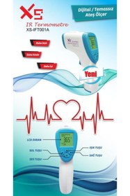 Resim Saatistan 5-8cm Mesafe Temassız Ateş Ölçer, 32-42.2°C Ölçüm Aralığı 