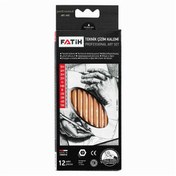 Resim Fatih Kurşun Kalem Dereceli Kalem Professional Set 12 Li Blister 