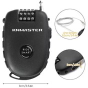 Resim Knmaster Motosiklet Kaskı Kilidi + Knmaster Karbon Çanta Hediyeli 