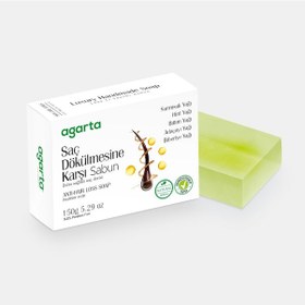 Resim Agarta Doğal El Yapımı Dökülme Karşıtı Saç Sabunu 150 G 