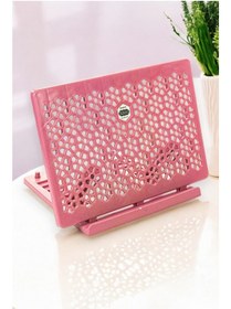 Resim BERAT Plastik Rahle, Pratik Rahle, 1 Adet, Masa Üstü Rahlesi, Kitap Okuma Standı, Pembe Renk, 