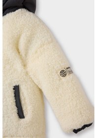 Resim Defacto Erkek Bebek Rüzgar Geçirmez Kapüşonlu Fermuarlı Mont G4775a525wner139 Ekru-er139 