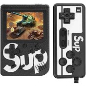 Resim Ozmik Taşınabilir Video Oyun Konsolu 3" 400 Oyunlu Mini Atari Gameboy 2 Oyunculu 