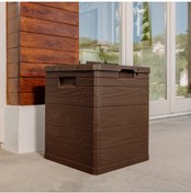 Resim TOOMAX Multibox Woody's 90lt Bahçe Depolama Sandığı , Plastik Sandık , Bahçe Dolabı 