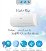 Resim Eca Niobe Blue 12.000 BTU Inverter Duvar Tipi Split Klima R32 Wi-Fi + UV A++ 