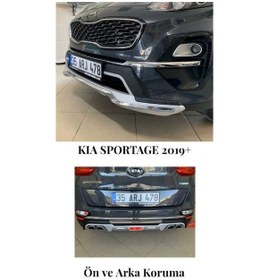 Resim Kıa Sportage 2019+ Ön ve Arka Tampon Koruması 