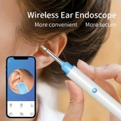 Resim Görsel Kulak Temizleme Aleti, Kamera ve Işıklı Kulak Kalıntısı Çıkarma Aracı, 7 Kulak Çubuğu & 8 Parça Araç Setli Kulak Temizleyici, Şarj Edilebilir, iOS ve Android ile Uyumlu, Babalar Günü için Hediye, Doğum Günü hediyesi, Siyah 