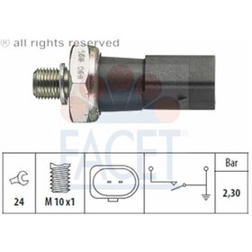 Resim Vw İki Fişli Yağ Müşürü 2.30 Bar 059919081D 059919081G Facet 