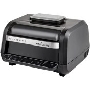 Resim Siyah 6.6l Ev Tipi Çok Fonksiyonlu Airfryer ve Izgara Fritöz 