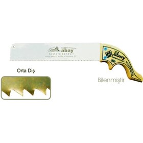 Resim Lokiboo Orta Diş El Testere 12 No - Ahşap Sap ( Lisinya ) 