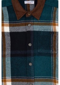 Resim U.s. Polo Assn. Erkek Çocuk Koyu Yeşil Gömlek Desenli 50292973-vr079 Koyu Yeşil 